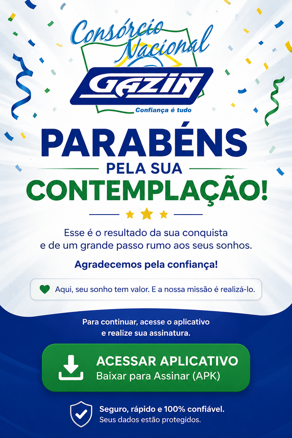 Parabéns pela contemplação